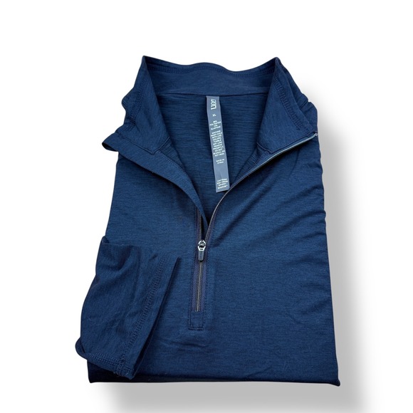 Vuori Other - Vuori Mens Performance Quarter Zip Pullover Long Sleeve Shirt Navy Size XL